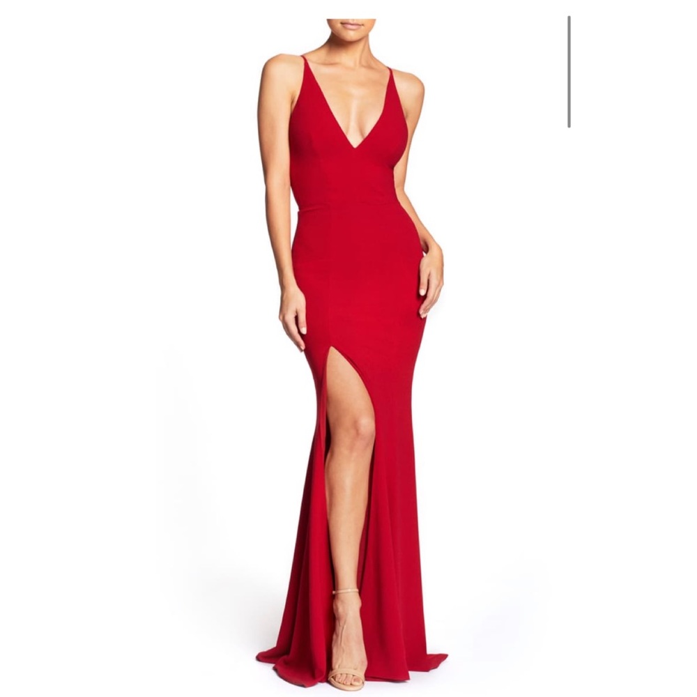 Dress the population iris slit dress
